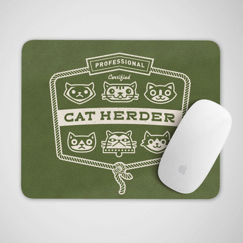 Professional Cat Herder Mouse Pad
