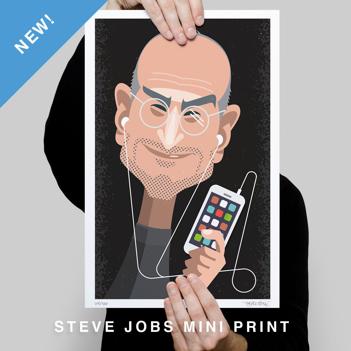 Steve Jobs Mini Print