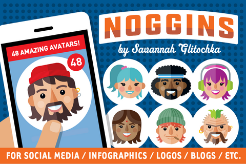 Noggins Vector Avatar Pack