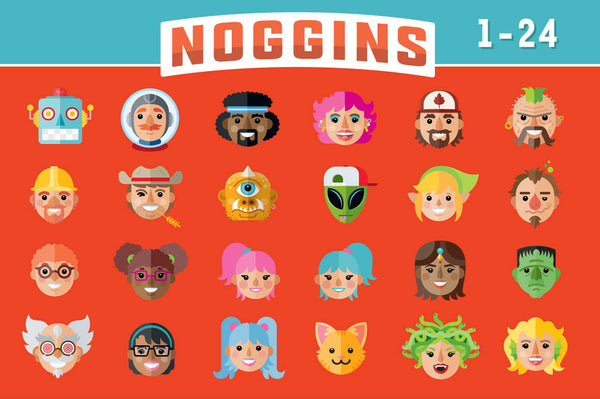 Noggins Vector Avatar Pack