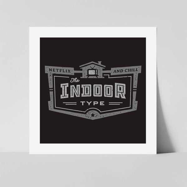 Square Print - Indoor Type Badge