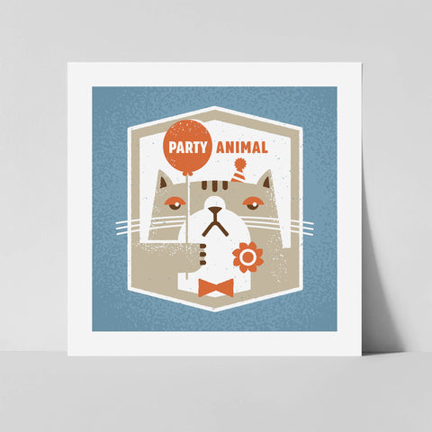 Square Print - Party Animal