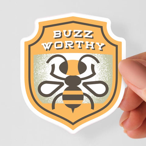 Buzz Worthy Sticker