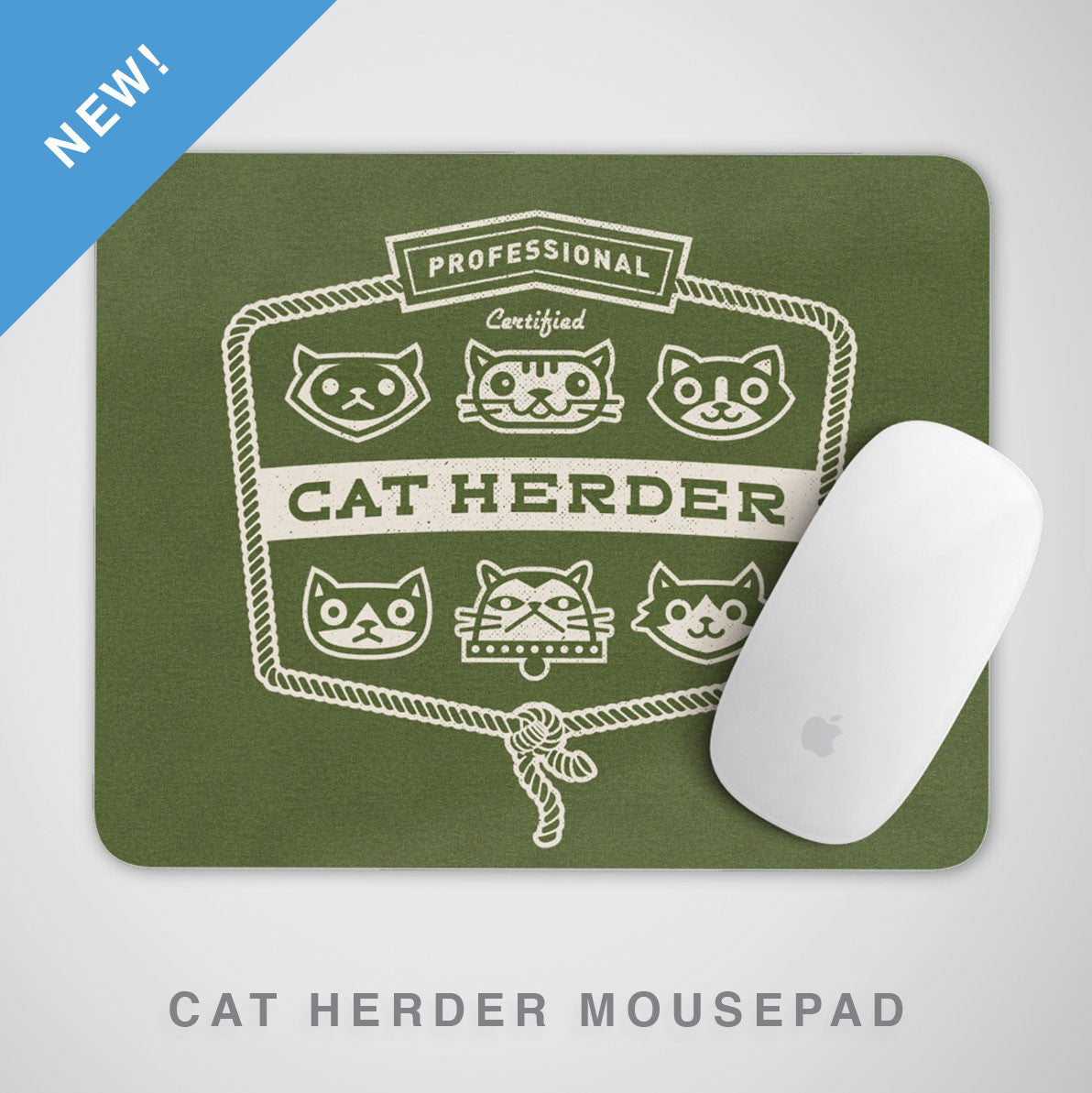 Cat Herder Mouse Pad
